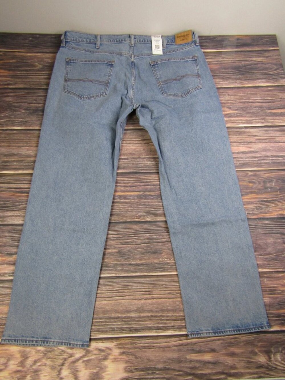 Denizen Levi's Mens 285 Relaxed 40x32 Light Blue Denim Jeans Straight